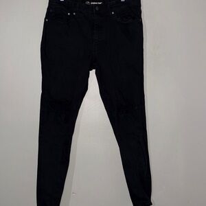 Original Use Black Distressed Jeans